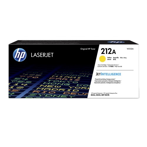 HP 212A Yellow Genuine Toner Cartridge (W2122A)