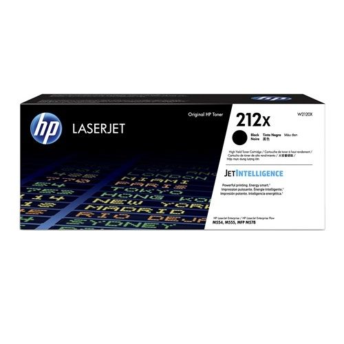 HP 212X Black High Yield Genuine Toner Cartridge (W2120X)