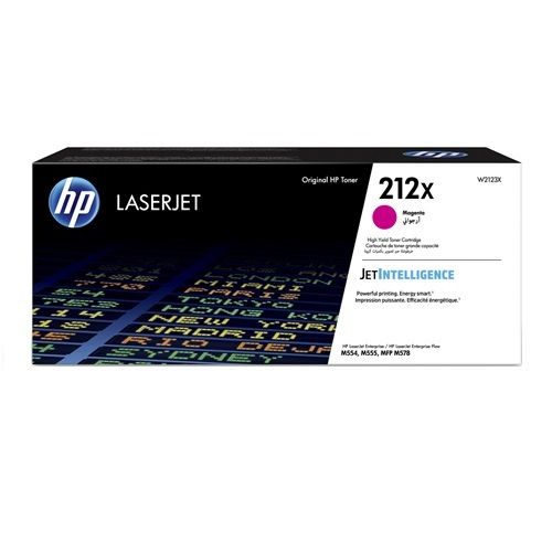 HP 212X Magenta High Yield Genuine Toner Cartridge (W2123X)