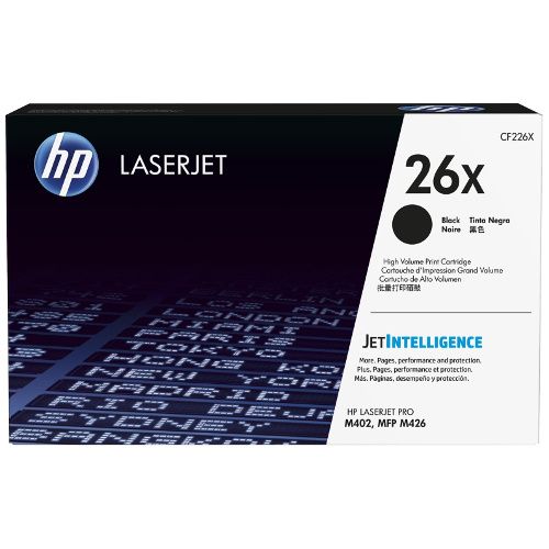 HP 26X Black High Yield Genuine Toner Cartridge (CF226X)