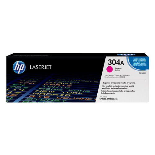 HP 304A Magenta Genuine Toner Cartridge (CC533A)