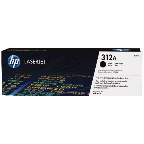 HP 312A Black Genuine Toner Cartridge (CF380A)