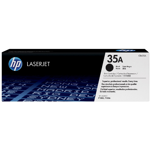 HP 35A Black Genuine Toner Cartridge (CB435A)