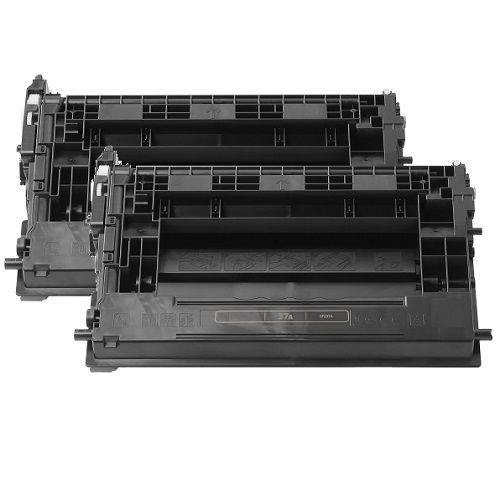 2 Pack HP Compatible 37A Toner Cartridges