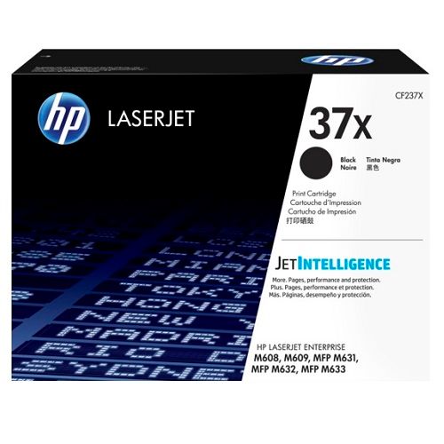 HP 37X Black High Yield Genuine Toner Cartridge (CF237X)