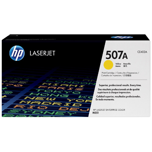 HP 507A Yellow Genuine Toner Cartridge (CE402A)