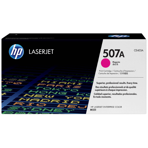 HP 507A Magenta Genuine Toner Cartridge (CE403A)