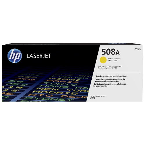 HP 508A Yellow Genuine Toner Cartridge (CF362A)