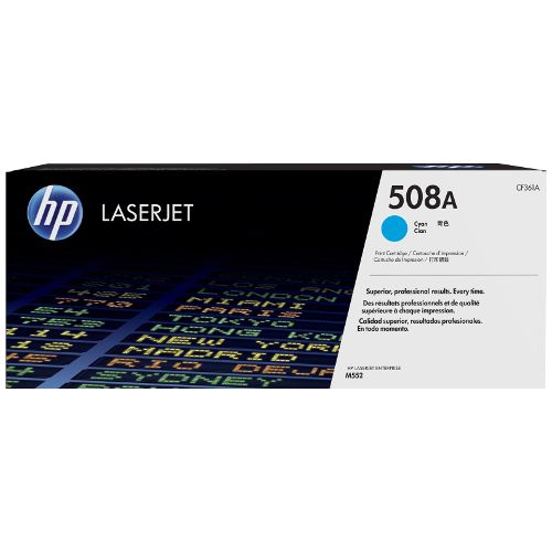 HP 508A Cyan Genuine Toner Cartridge (CF361A)