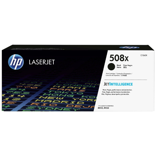HP 508X Black High Yield Genuine Toner Cartridge (CF360X)
