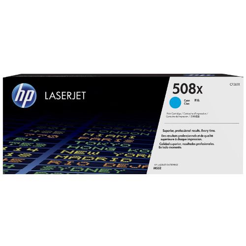 HP 508X Cyan High Yield Genuine Toner Cartridge (CF361X)