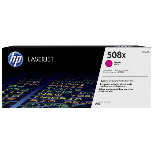 HP 508X Magenta High Yield Genuine Toner Cartridge (CF363X)