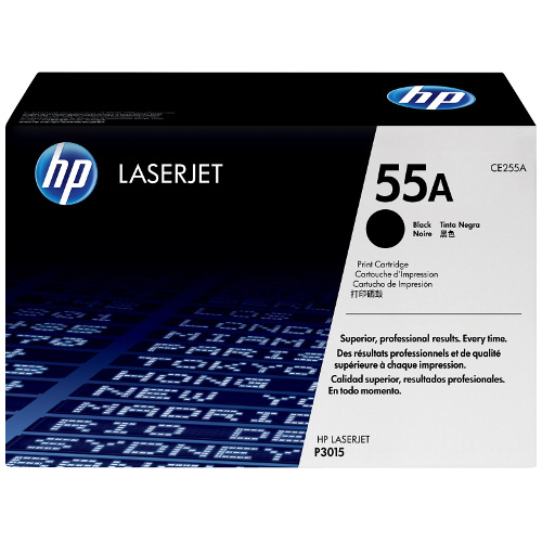 HP 55A Black Genuine Toner Cartridge (CE255A)