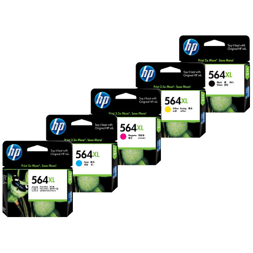 10 Pack HP 564XL Genuine Ink Cartridges (CN684WA/CB322WA-CB325WA)