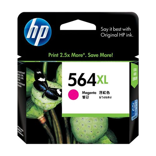HP 564XL Magenta High Yield Genuine Ink Cartridge (CB324WA)