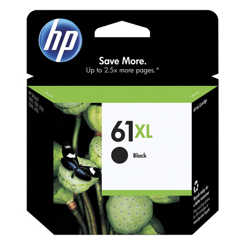 HP 61XL Black High Yield Genuine Ink Cartridge (CH563WA)