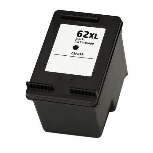 HP Compatible 62XL Black High Yield Ink Cartridge (C2P05AA)