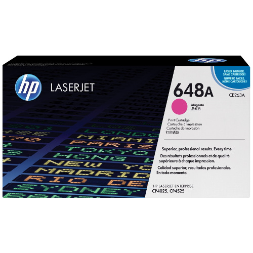HP 648A Magenta Genuine Toner Cartridge (CE263A)