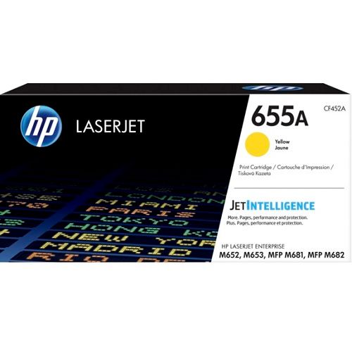 HP 655A Yellow Genuine Toner Cartridge (CF452A)