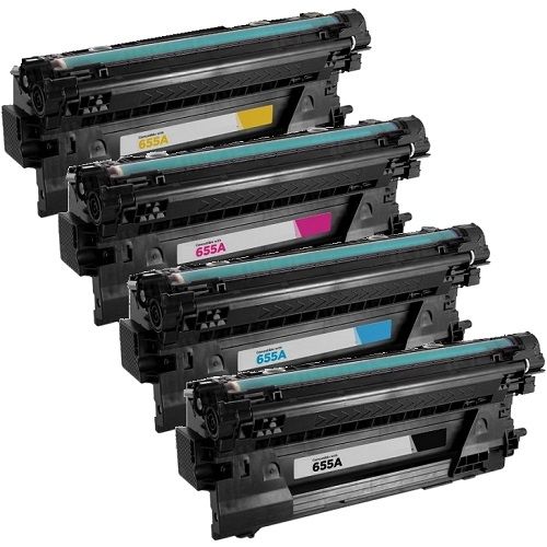 5 Pack HP Compatible 655A Toner Cartridges