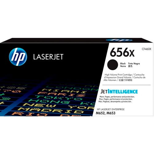 HP 656X Black High Yield Genuine Toner Cartridge (CF460X)