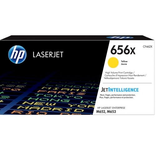 HP 656X Yellow High Yield Genuine Toner Cartridge (CF462X)