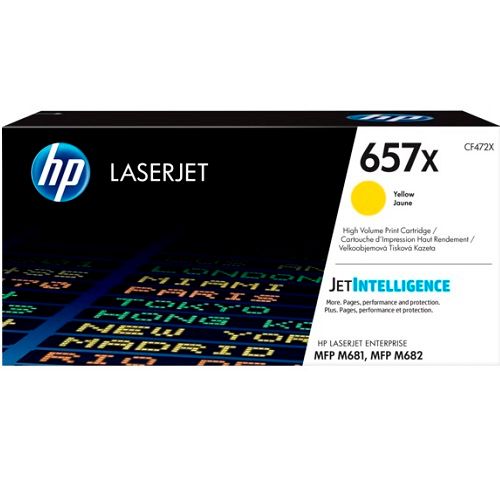 HP 657X Yellow High Yield Genuine Toner Cartridge (CF472X)