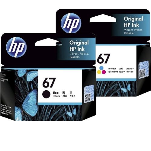 HP 67 2 Pack Bundle (3YM55AA-6AA) (Genuine)