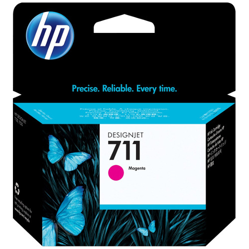HP 711 Magenta Genuine Ink Cartridge (CZ131A)