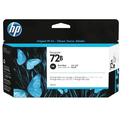 HP 72B Photo Black Genuine Ink Cartridge (3WX07A)