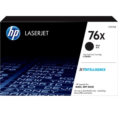 HP 76X Black High Yield Genuine Toner Cartridge (CF276X)