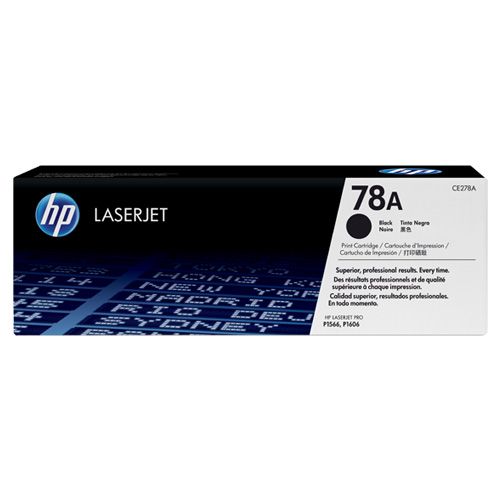HP 78A Black Genuine Toner Cartridge (CE278A)