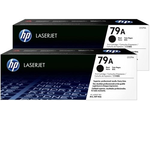 2 Pack HP 79A Genuine Toner Cartridges (CF279A)