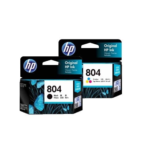 HP 804 2 Pack Bundle (T6N09AA-10AA) (Genuine)