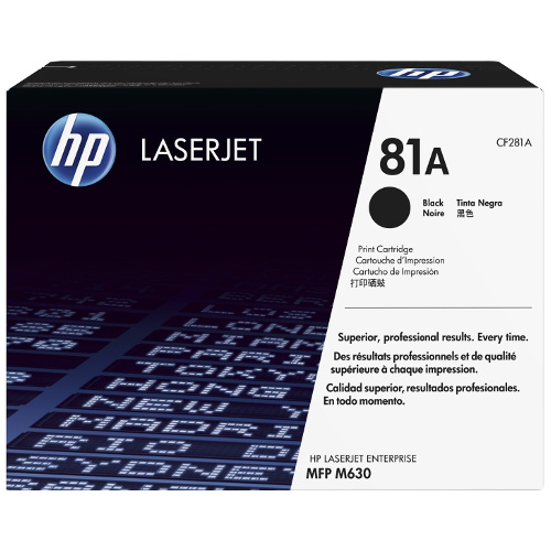 HP 81A Black Genuine Toner Cartridge (CF281A)