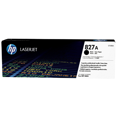 HP 827A Black Genuine Toner Cartridge (CF300A)