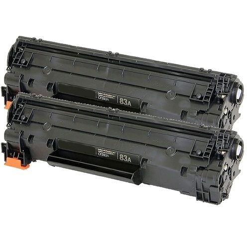 2 Pack HP Compatible 83A Toner Cartridges (CF283A)