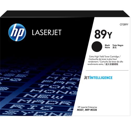 HP 89Y Black Extra High Yield Genuine Toner Cartridge (CF289Y)
