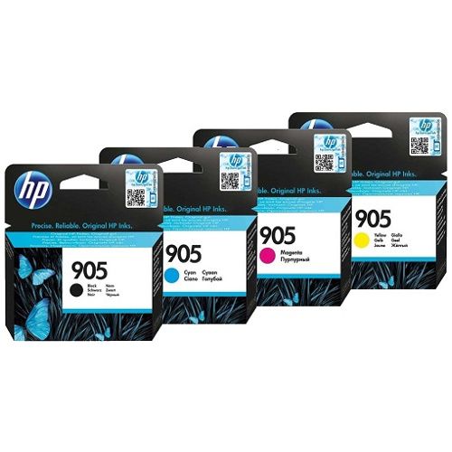 HP 905 4 Pack Bundle (T6M01AA/T6L89/93/97AA) (Genuine)