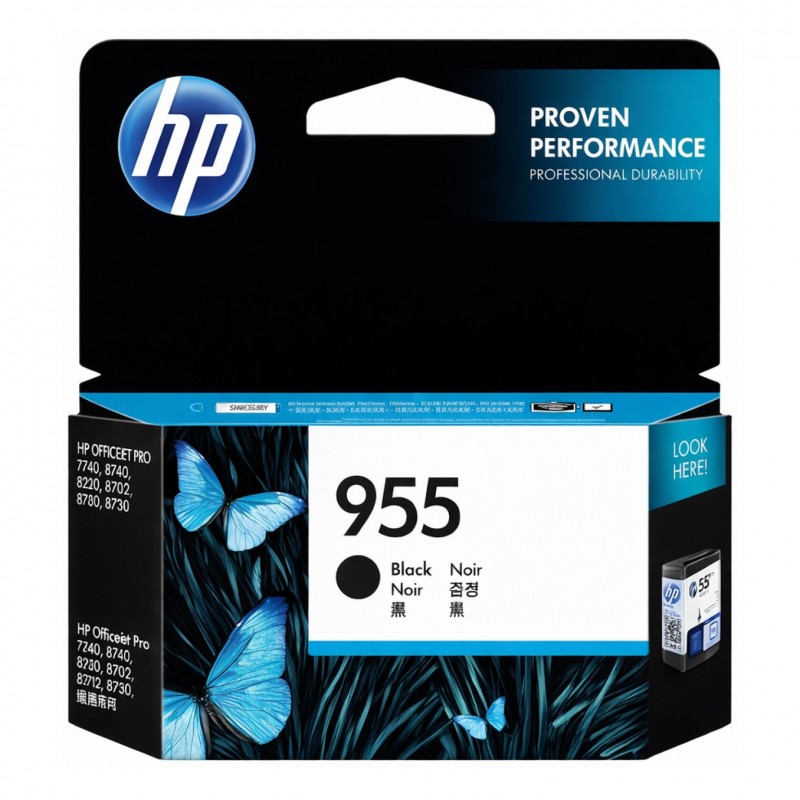 HP 955 Black Standard Yield Genuine Ink Cartridge (L0S60AA) HP 955 Black Standard Yield Genuine Ink Cartridge (L0S60AA)