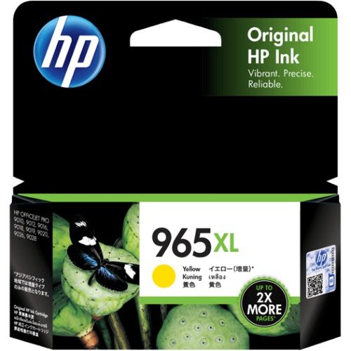 HP 965XL Yellow High Yield Genuine Ink Cartridge (3JA83AA)