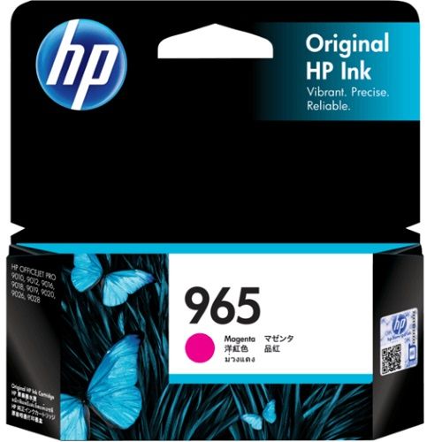 HP 965 Magenta Genuine Ink Cartridge (3JA78AA)