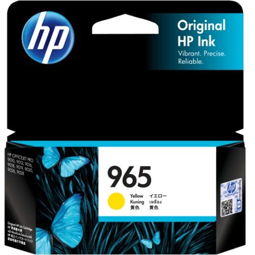 HP 965 Yellow Genuine Ink Cartridge (3JA79AA)