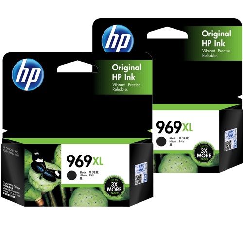 HP 969XL 2 Pack Bundle (3JA85AA) (Genuine)