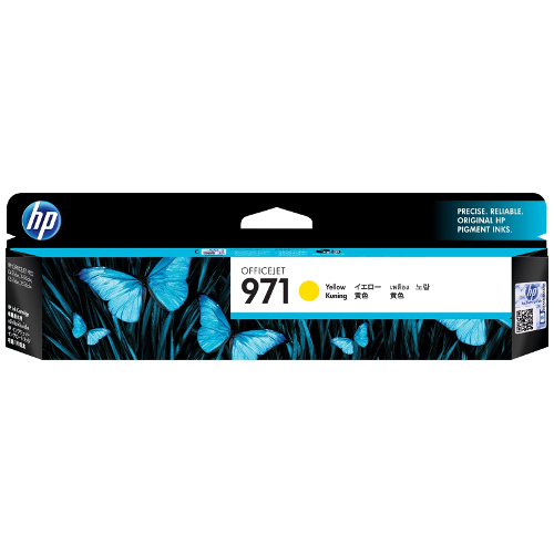 HP 971 Yellow Genuine Ink Cartridge (CN624AA)