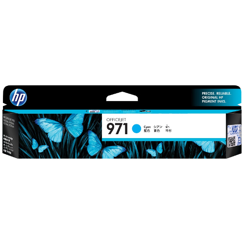 HP 971 Cyan Genuine Ink Cartridge (CN622AA)