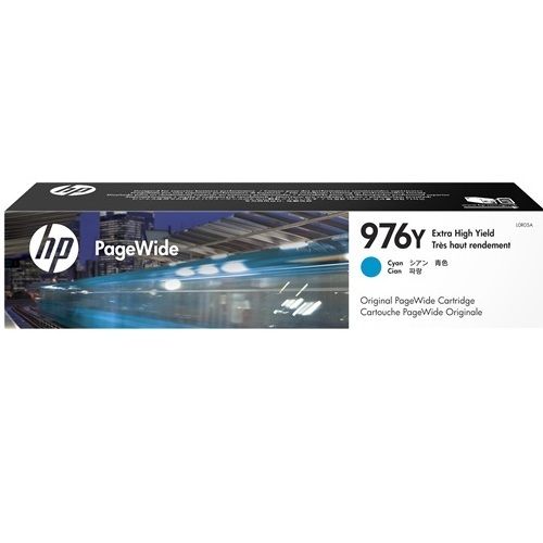 HP 976Y Cyan Extra High Yield Genuine Ink Cartridge (L0R05A)