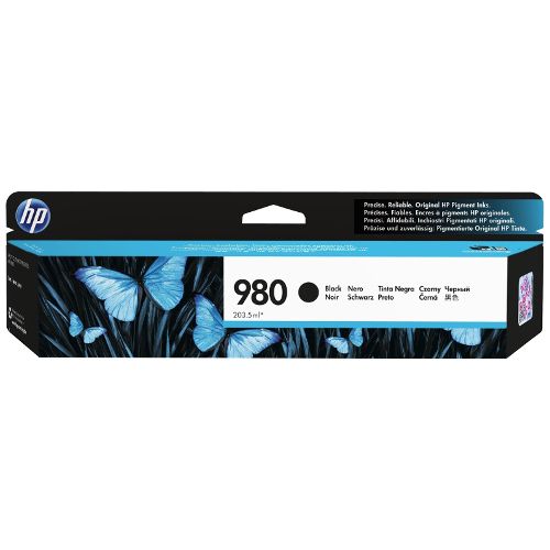 HP 980 Black Genuine Ink Cartridge (D8J10A)