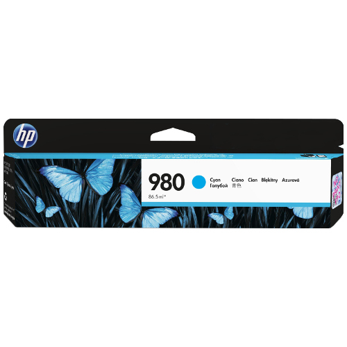HP 980 Cyan Genuine Ink Cartridge (D8J07A)