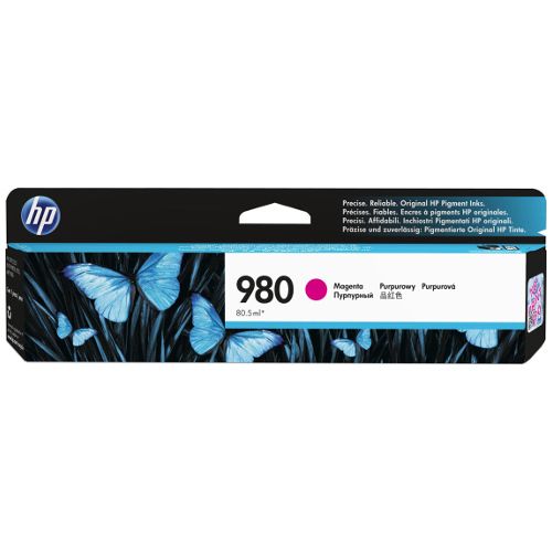 HP 980 Magenta Genuine Ink Cartridge (D8J08A)